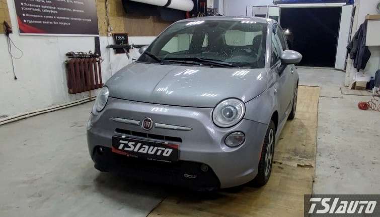 Правильная шумоизоляция Fiat 500E в Астане Правильная шумоизоляция Fiat 500E в Астане